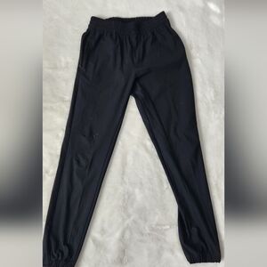 Chic Black Ruched Pants